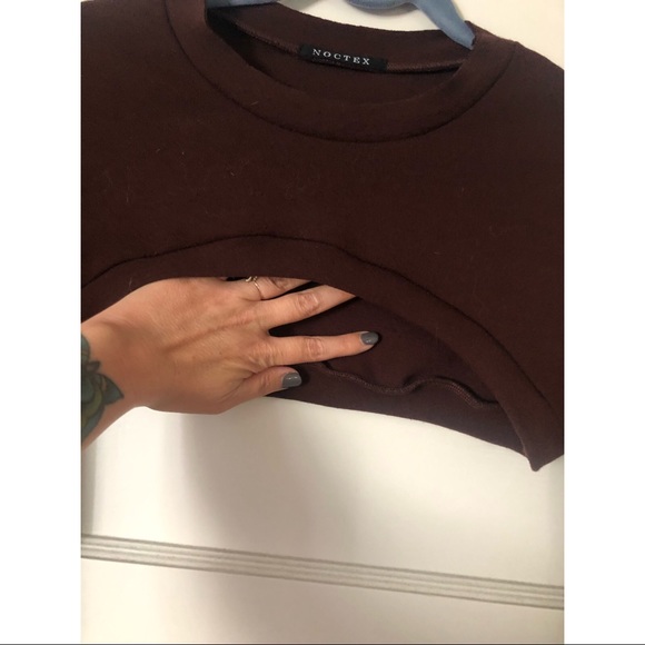 Noctex Reddish-Brown Shrug One Size - Picture 4 of 5